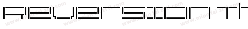 Reversion Thin字体转换
